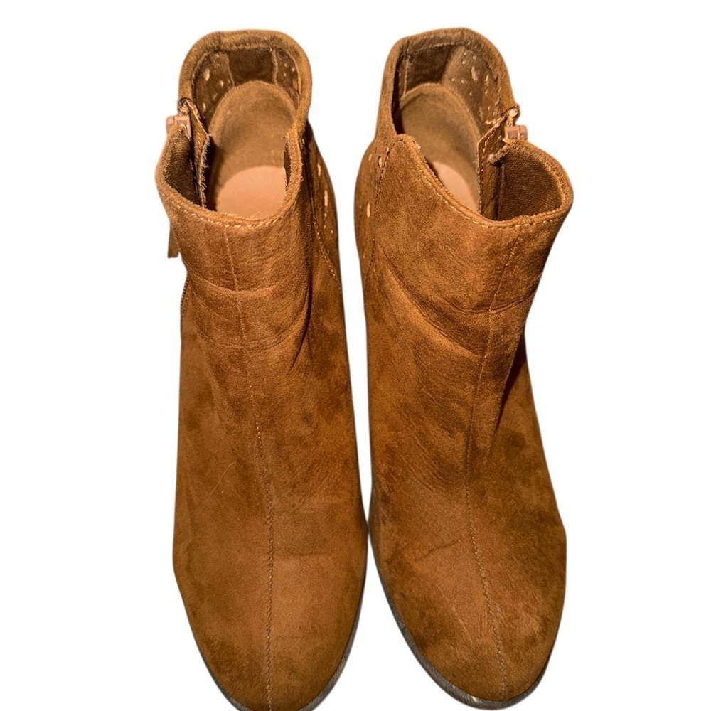 American Eagle Brown Suede Ankle Boots 8 1/2 - Picture 4 of 7